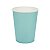 Copo de Papel 270ml Liso Azul Piscina - 10 Un - Imagem 1