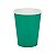 Copo de Papel 270ml Liso Verde Bandeira - 10 Un - Imagem 1