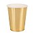 Copo de Papel 270ml Liso Dourado - 10 Un - Imagem 1