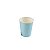 Copo de Papel 270ml Azul Bebê Borda Dourada - 10 Unidade - Imagem 1