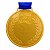 Medalha Plástica Ouro - 1 Un - Imagem 1