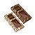 Caixa Tablete com Visor Tons de Chocolate Composê 14,5x7,5x3,2cm - 100 Un - Imagem 1