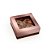 Caixa Para 12 Bombons Garbo Rose Gold Fosco 17,5x14x3,5cm - 10 Un - Imagem 1