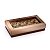 Caixa Para 8 Bombons Garbo Rose Gold Fosco 17,5x9,7x3,5cm - 10 Un - Imagem 1