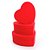 Caixa Rígida Coração Vermelho - Kit com 3 Un - Imagem 1