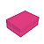 Caixa Retangular com Tampa Pink Core P 24x18x8cm - 10 Un - Imagem 1