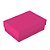 Caixa Retangular com Tampa Petit Pink Core M 19,5x14,5x6,5cm - 10 Un - Imagem 1