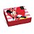 Caixa Retangular Tampa Fundo New Minnie Love M 25x20x5cm - 10 Un - Imagem 1