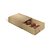 Caixa Luva com Puxador Para 6 Docinhos Pardo 13x9x4,5cm - 50 Un - Imagem 1