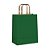 Sacola de Papel com Alça Chata Verde Kraft G 32x26,5x13cm - 10 Un - Imagem 1