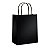 Sacola de Papel Laminado Metal Preto Fosco G 32x26,5x13cm - 10 Un - Imagem 1