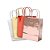 Sacola de Papel Laminado Metal Sortido Brilho M 26x19,5x9,5cm - 10 Un - Imagem 1