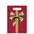 Sacola Flex 22x31cm Laço Cereja e Ouro - 10 Un - Imagem 1