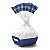 Kit Cesta Cristalino Azul Marinho MG 27x18,5x9,5cm - 10 Un - Imagem 1