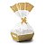 Kit Cesta Cristalino Ouro M 22x15x9cm - 10 Un - Imagem 1