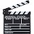 Claquete de Cinema para Decoração Festa Oscar 27x30cm - 1 Un - Imagem 2