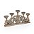 Castiçal Garatuja 5 Velas Madeira Patna 61x61x31cm - 1 Un - Imagem 3