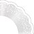 Folha Poli Redondo Versalhes Branco 48cm - 50 Un - Imagem 1