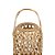 Luminária Madeira Oval Cancún P 30x30x55cm - 1 Un - Imagem 2