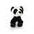 Pelúcia Panda 17cm - 1 Un - Imagem 1