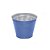 Vaso Alumínio Para Violeta P 8x12x12cm Azul - 1 Un - Imagem 1