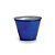 Vaso Alumínio Para Violeta P 8x12x12cm Azul Metalizado - 1 Un - Imagem 1