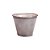 Vaso Alumínio Para Violeta P 8x12x12cm Martelado Preto - 1 Un - Imagem 1