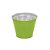 Vaso Alumínio Para Violeta P 8x12x12cm Verde Limão - 1 Un - Imagem 1