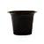 Vaso Cristal Para Violeta P 8,5x12,5x12,5cm Preto - 1 Un - Imagem 1