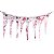 Faixa Decorativa Manchas de Sangue Halloween 1,00 Metro - 1 Un - Imagem 1