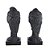 Enfeite de Resina Estátua de Corvos 11cm - Jogo com 2 Un - Imagem 3