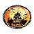 Prato Papel Halloween Castelo 18cm - 10 Un - Imagem 1