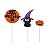 Topo de Bolo Happy Halloween Sortido - 6 Un - Imagem 2