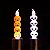 Vela de Led Halloween Sortido 11cm - 1 Un - Imagem 2