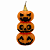 Vela Halloween Abóbora - 1 Un - Imagem 1