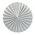 Enfeite de Papel Fiorata 20cm Branco - 1 Un - Imagem 1