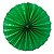 Enfeite de Papel Fiorata 20cm Verde Bandeira - 1 Un - Imagem 1