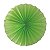 Enfeite de Papel Fiorata 20cm Verde Claro - 1 Un - Imagem 1