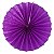 Enfeite de Papel Fiorata 30cm Roxo - 1 Un - Imagem 1