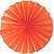 Enfeite de Papel Fiorata 40cm Laranja - 1 Un - Imagem 1