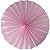 Enfeite de Papel Fiorata 40cm Rosa Claro - 1 Un - Imagem 1