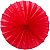 Enfeite de Papel Fiorata 40cm Vermelho - 1 Un - Imagem 1