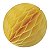 Enfeite de Papel Globo 13cm Amarelo Ouro - 1 Un - Imagem 1