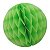 Enfeite de Papel Globo 13cm Verde Claro - 1 Un - Imagem 1