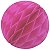 Enfeite de Papel Globo 34cm Pink - 1 Un - Imagem 1