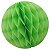 Enfeite de Papel Globo 34cm Verde Claro - 1 Un - Imagem 1
