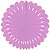 Enfeite de Papel Margarida Fiorata 63cm Rosa Claro - 1 Un - Imagem 1