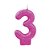 Vela N°3 Lumi Pink - Imagem 1
