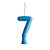 Vela Clear Nº 7 Azul - Imagem 1