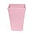 Vaso Quadrado Rosa Claro 13,8X13,8X20 - Imagem 1